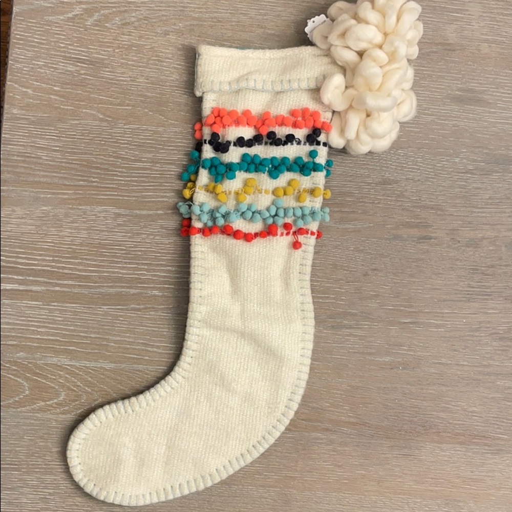 Anthropologie Christmas Stocking NWT